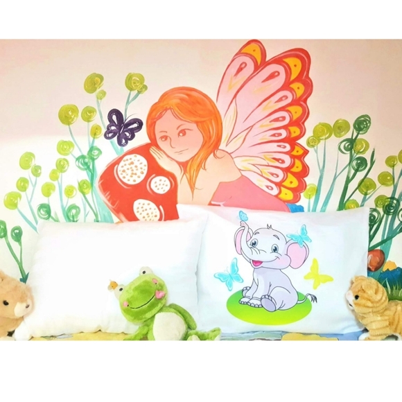 Toddler Pillowcase Pillow Cover Elephant - Picture 3 of 4